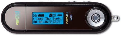 Computerzubeh&ouml;r: Xuke MP-500 Tragbarer MP3-Player 512 MB schwarz