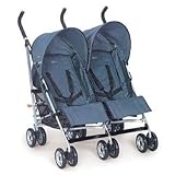 Chicco Citta Twin Stroller - Blue Sky