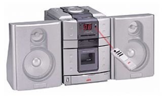 Elektronik und Foto: AFK MCD 202 mit Lautsprecherpaar Kompaktanlage