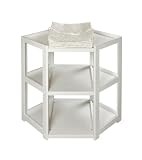 White Diaper Corner Baby Changing Table