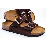 Betula Licensed By Birkenstock Mocha Brown Suede 2 Strap Sandal