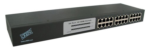 Lautsprecher: Lindy 24 Port 10/100 NWAY Switch 19 Zoll