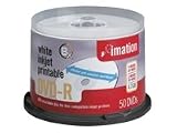 Imation DVD-R White Inkjet Printable 8x 4.7GB 50 Pack Spindle