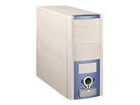 Q-Tec L-MD 350W PC Geh�use MidiTower 5 x 5.25 beige