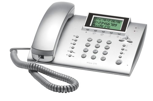 TV Geraete: Topcom Allure 270, analoges Komforttelefon mit Anrufbeantworter, CLIP-Funktion