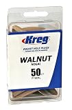 Kreg P-WAL-50 Walnut Pocket Hole Plugs - 50 Pack