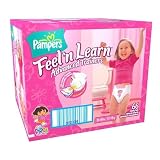 Pampers Feel n Learn Advanced Trainers for Girls 26-40 pounds Large Pack 66-count