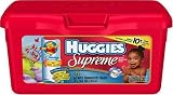 Huggies Supreme Baby Wipes, with Aloe and Vitamin E, Fragrance Free, 72 ea