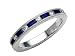 Sapphire Eternity Band - White or Yellow Gold 0.90 cts FREE GIFT BAG!
