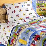Trains, Planes & Trucks Toddler Bedding Set by Olive Kids
