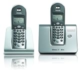 Philips 2112 DECT Twin Pack Cordless Phone - Silver
