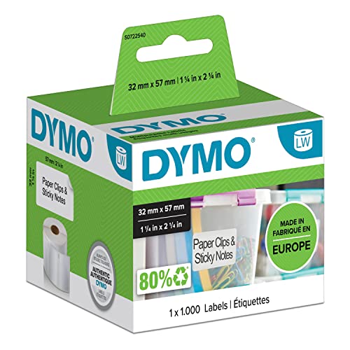 Digitalkameras: Dymo LabelWriter Dymo Vielzweck Etiketten, 32 mm x 57 mm, wei�, 1000 Etiketten