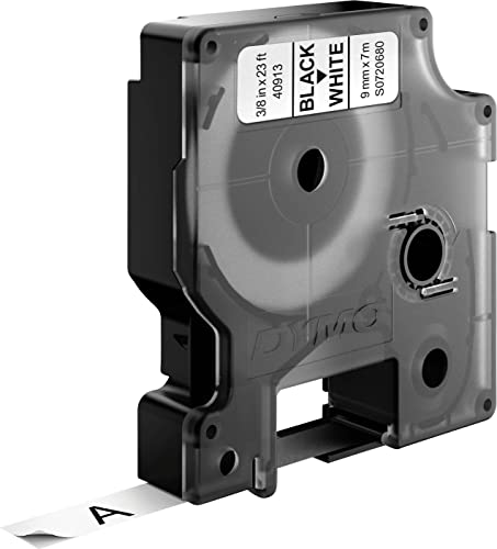 Digitalkameras: Dymo Schriftband Kassette Dymo f�r D1, 9 mm x 7 m, schwarz auf wei�
