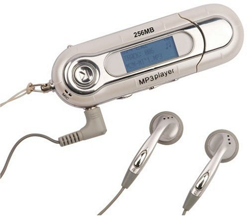 Festplatten: Support Plus SP-MP3-256B Tragbarer MP3-Player 256 MB silber