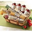 Deluxe Pasta and Sauce Gift Basket Featuring Marinara, Artichoke, Portobello, and Vodka Sauces