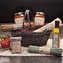 Classic Pasta Gift Basket with Gourmet Sauces, Olive Oil, Italian Cookies, Pasta Fork