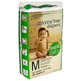 Seventh Generation Chlorine Free, Hypo-Allergenic Disposable Baby Diapers - Medium (12-18 lbs.) 38 Diapers