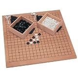 Wood GO Set with Wooden Boxes to Hold Stones