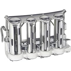 McGill Metal Products NO1 Nickel-plated steel money changer with penny, nickel, dime and quarter barrels