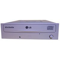 Lautsprecher: LG CD-Brenner W8526B-R IDE beige Retail (Geschwindigkeit: 52xCD-R, 32x CD-RW und 52x CD-ROM, 5,25 Zoll, Nero 6)