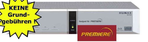 Heimkinosysteme: Humax PR-Fox C Digital-Receiver f�r Kabelempfang mit Gutschein f�r 12 Monate PREMIERE START und 3 Monate PREMIERE FILM gratis