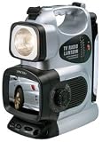 Spectra 5" Portable Black and White TV with AM/FM/Weather Band Radio and Lantern - 50LBWRW
