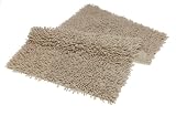 Pem America Cotton Chenille 17-by-24-Inch Rug, Ecru