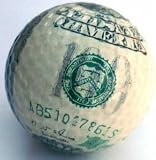 Currency Golf Ball