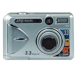 Telekommunikation: Jay-Tech JAY-CAM I 3330 3,2 Megapixel Digitalkamera silber