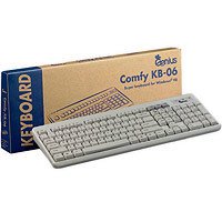 Kompaktanlagen: KYE Comfy KB-06x Tastatur USB MS W98 Weiss