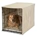 Cratewear Pet Dreams 3-Piece Complete Crate Bed Set Khaki XXL, fits most 48 deep crates