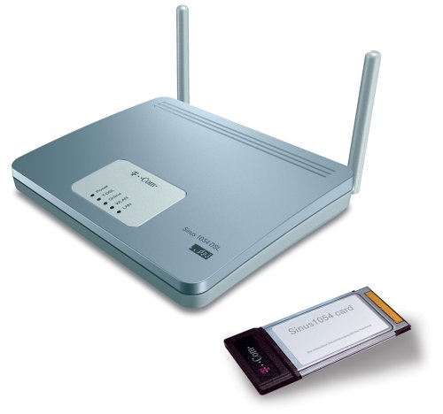 TV Ger&auml;te: T-Com Sinus 1054 DSL cardpack bestehend aus Wireless DSL-Router + PC-Card