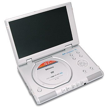 Festplatten: Shinco SDP- 1250 Tragbarer DVD-Player mit 10-Zoll Display
