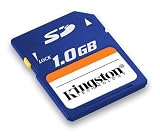 Kingston 1GB SecureDigital Flash Card ( SD/1GB )