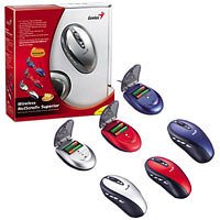 Handys ohne Vertrag: Genius Wireless NetScroll+ Superior silber schnurlose optische Maus wiederaufladbar