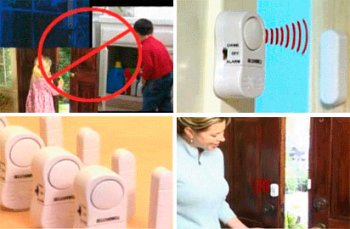 Bell & Howell Alarm System - 4 PCS SET