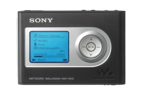 Festplatten: Sony NW-HD 3 B Tragbarer MP3-Player 20 GB schwarz
