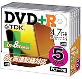 TDK  DVD+Rf[^p  1~8{ΉChv^u 10mmP[X5pbN [DVD+R47X5K]