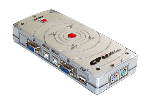 Camcorder: CPU Switch LITE USB 2.0 4 Port Bundle, mit Anschlusskabeln