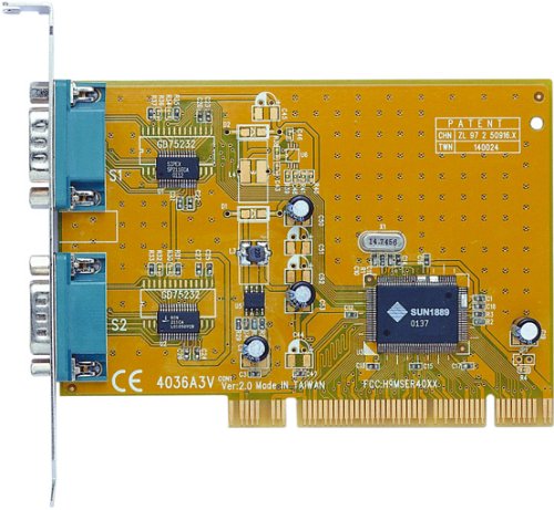 Zubehoer: 2S 16C650, Seriell-Karte, PCI 3,3V