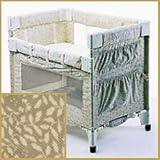 Mini Bedside CoSleeper Bassinet - Sage Leaf