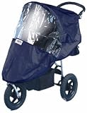 Twin Jogging Stroller Rain Cover - Navy
