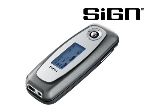 Festplatten: Sign Si-10 Tragbarer MP3-Player 512 MB schwarz