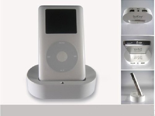 Projektoren: PodGear SyncStation f�r den Apple iPod, wei�