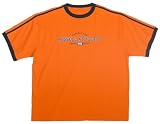 Russell Athletic Mens Big & Tall Jersey Double Stripe Screen Print T-Shirt