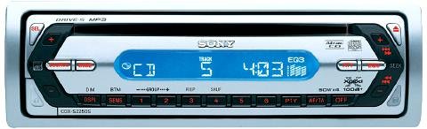 Festplatten: Sony CDX-S 2050 CD-Tuner silber