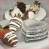 Silver Heart Jewelry Box & Half Dozen Berries