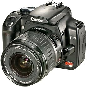 Canon Digital Rebel XT 8MP Digital SLR Camera with EF-S 18-55mm f3.5-5.6 Lens (Black)