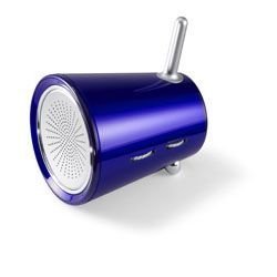 Elektronik und Foto: Addex AD 100 Transistorradio blau