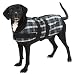 Water-Resistant Plaid Dog Coat with Fleece Lining -Size: Large, #ZW526-L